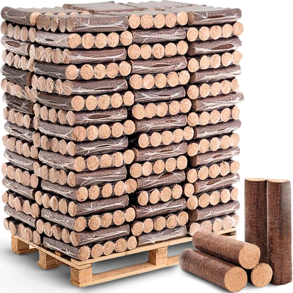 Palette Premium Holzbriketts Hochleistung (960 kg)