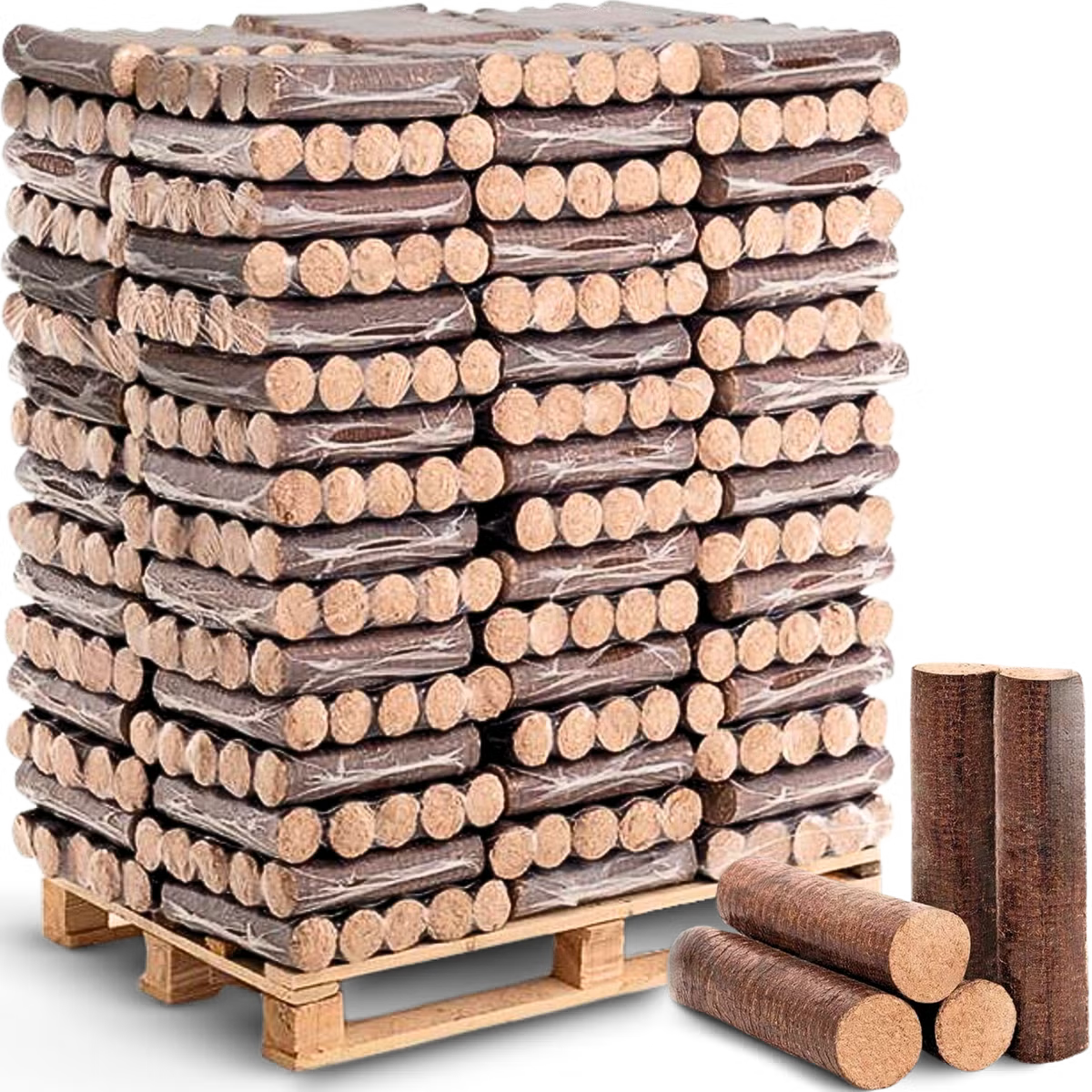 Palette Premium Holzbriketts Hochleistung (960 kg)