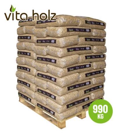 Standard Palette Holzpellets ENplus A1 (990 kg)