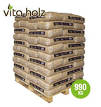 Standard Palette Holzpellets ENplus A1 (990 kg)